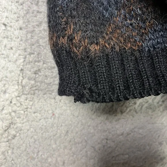 Vintage 60s Catalina Mohair Sweater Grunge Fuzzy Men's XL - Picture 3 of 6